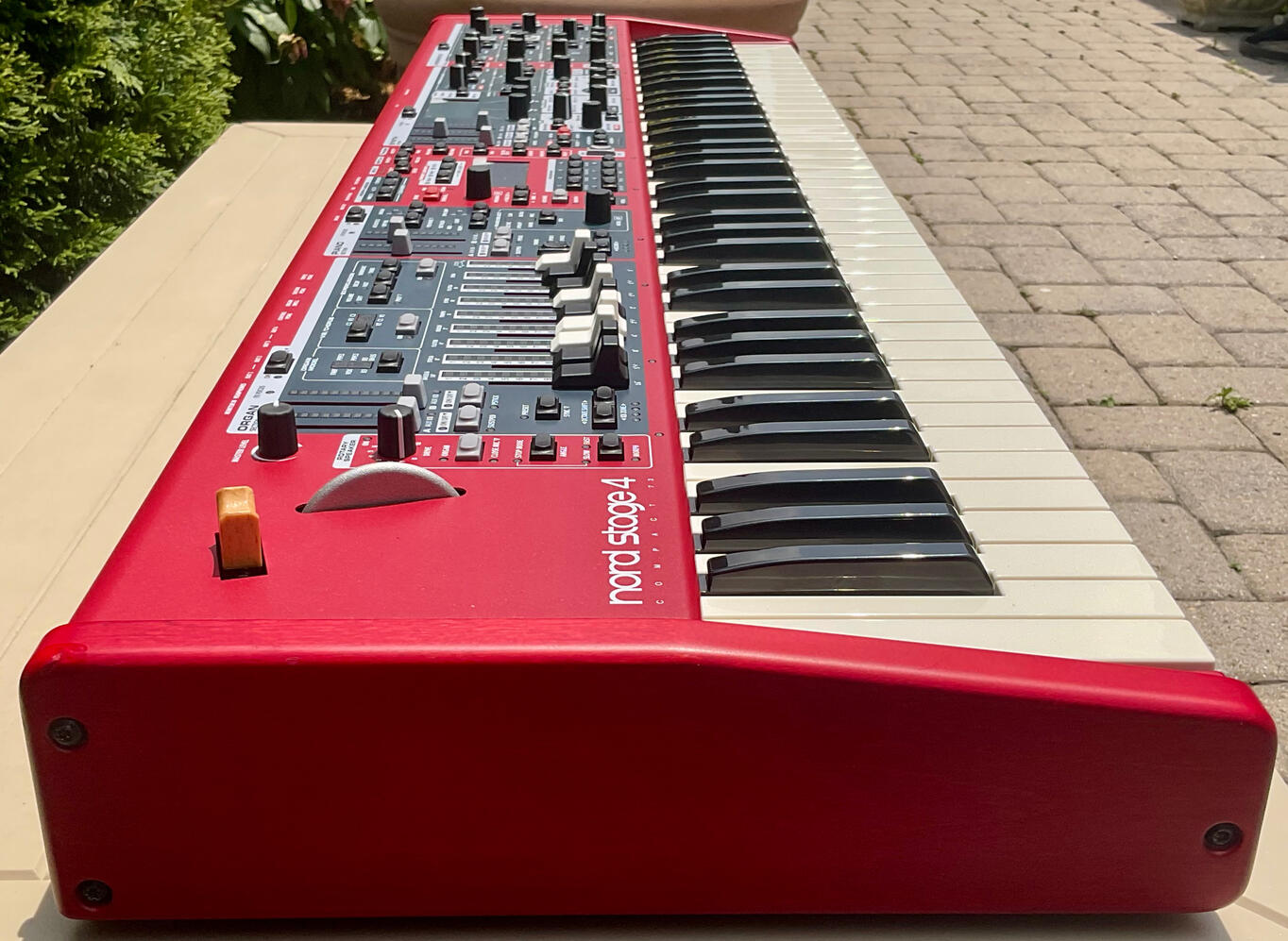 Left Red Wood Side Panel